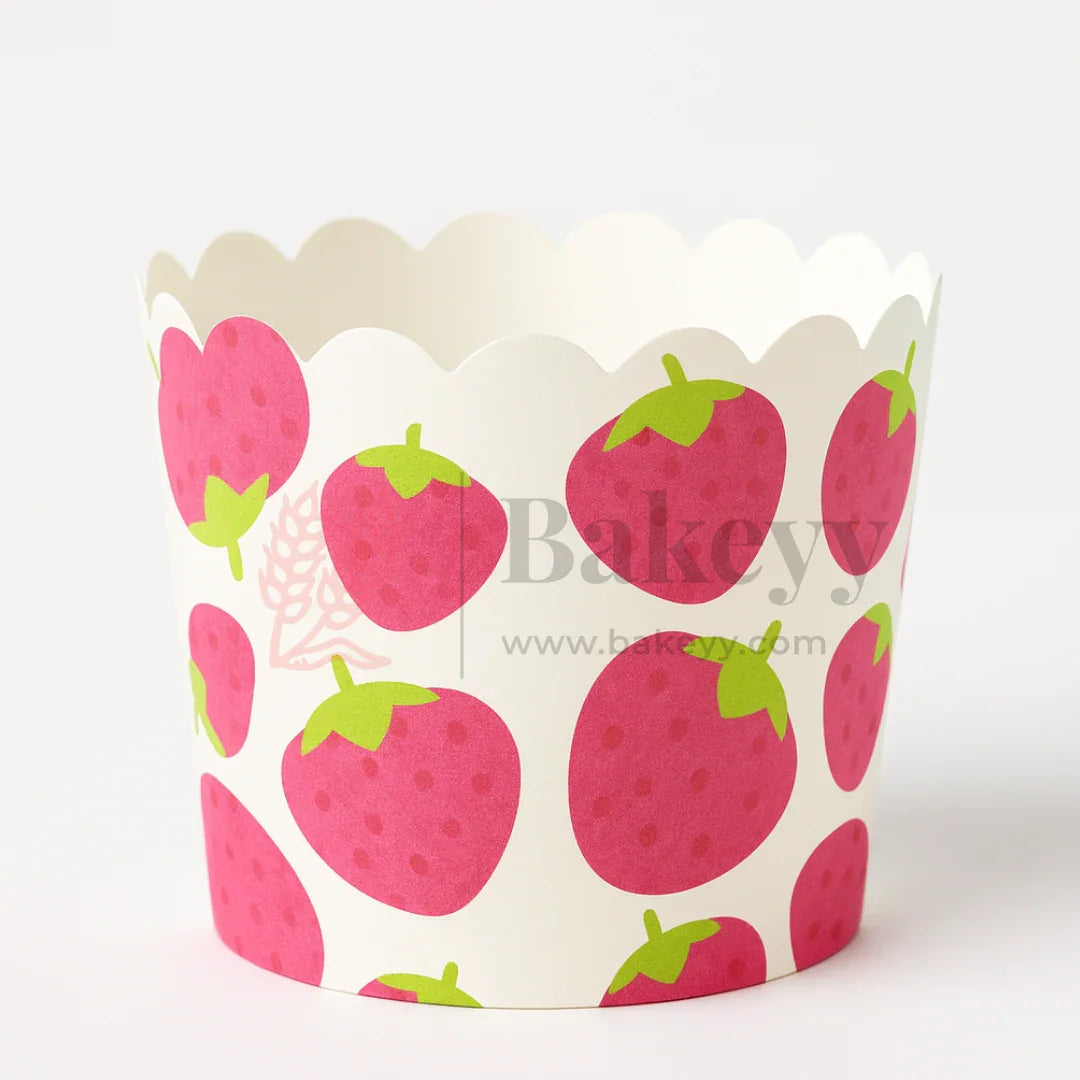 6cm | Strawberry Muffin Cup | Pack Of 50