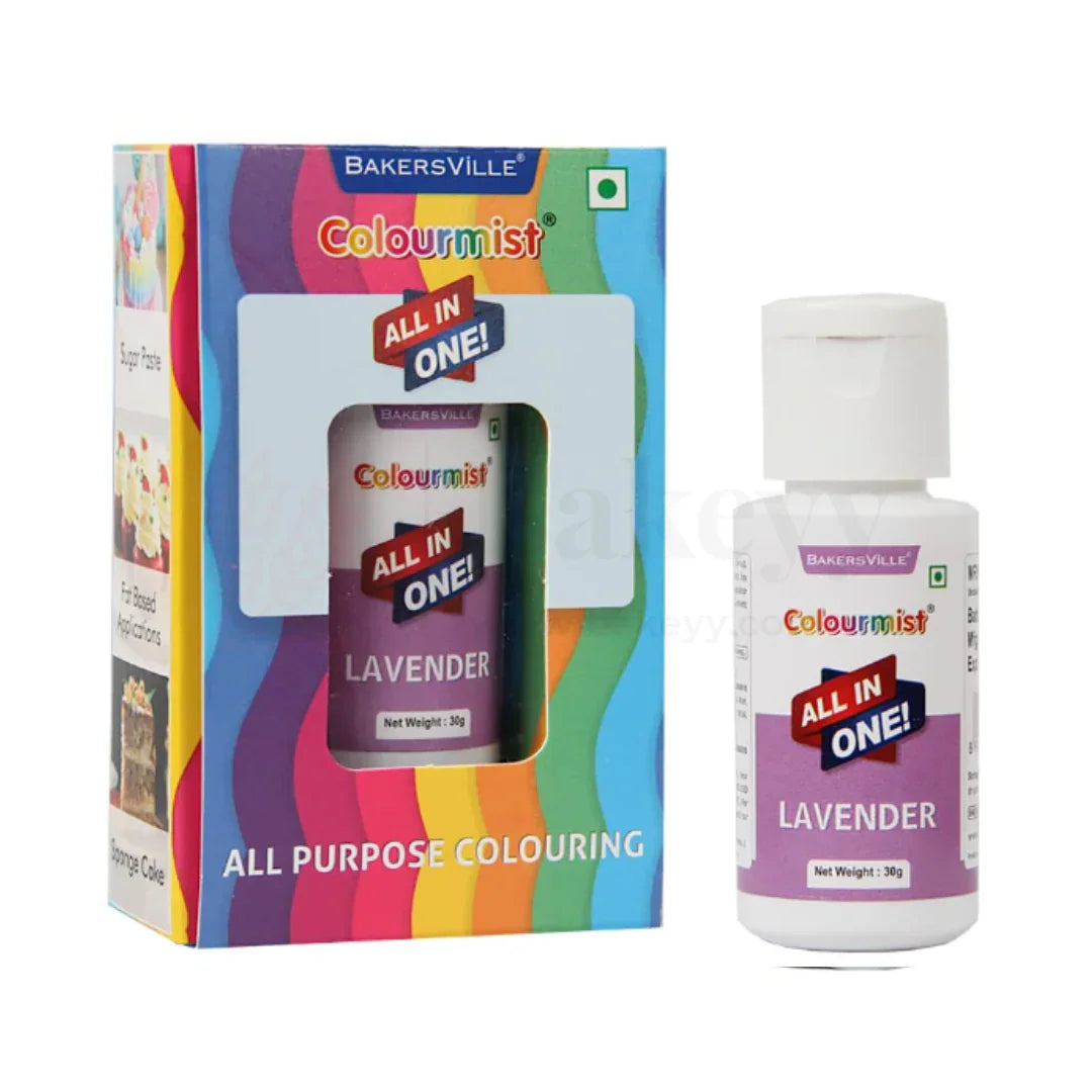 Colourmist Lavender All-in-One Edible Food Colour – 30ml