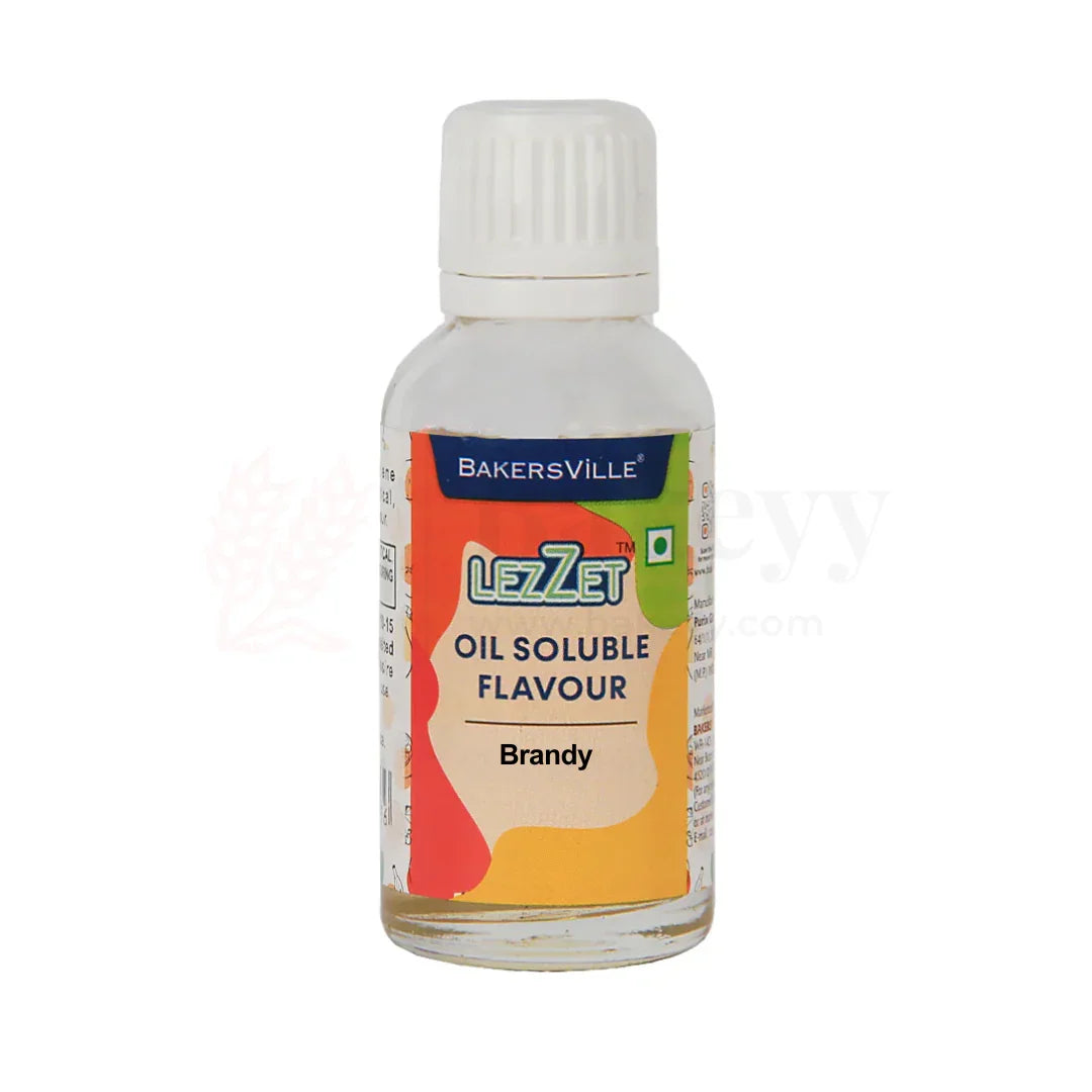 LEZZET Brandy Oil Soluble Flavour – 30ml