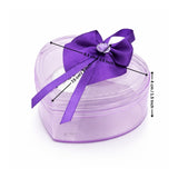 Heart Shaped Decorative Acrylic Box | Empty Gift Box | Chocolate Box | Sweet Box | Jewellery Box | Plastic Box | Pack of 12