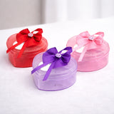 Heart Shaped Decorative Acrylic Box | Empty Gift Box | Chocolate Box | Sweet Box | Jewellery Box | Plastic Box | Pack of 12