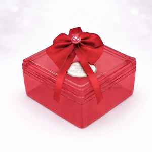 Square Decorative Acrylic Box | Empty Gift Box | Chocolate Box | Sweet Box | Jewellery Box | Plastic Box | Pack of 12 - Bakeyy.com - India - Square Decorative Acrylic Box | Empty Gift Box | Chocolate Box | Sweet Box | Jewellery Box | Plastic Box | Pack of 12 - Red 480.00