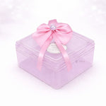 Square Decorative Acrylic Box | Empty Gift Box | Chocolate Box | Sweet Box | Jewellery Box | Plastic Box | Pack of 12 - Bakeyy.com - India - Square Decorative Acrylic Box | Empty Gift Box | Chocolate Box | Sweet Box | Jewellery Box | Plastic Box | Pack of 12 - Pink 480.00