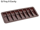 Q Cavity Chocolate Box| Gift Box| Multipurpose Box| Pack Of 10 | Free Cavity & Lid - Bakeyy.com - India - Q Cavity Chocolate Box| Gift Box| Multipurpose Box| Pack Of 10 | Free Cavity & Lid - 8 Cavity