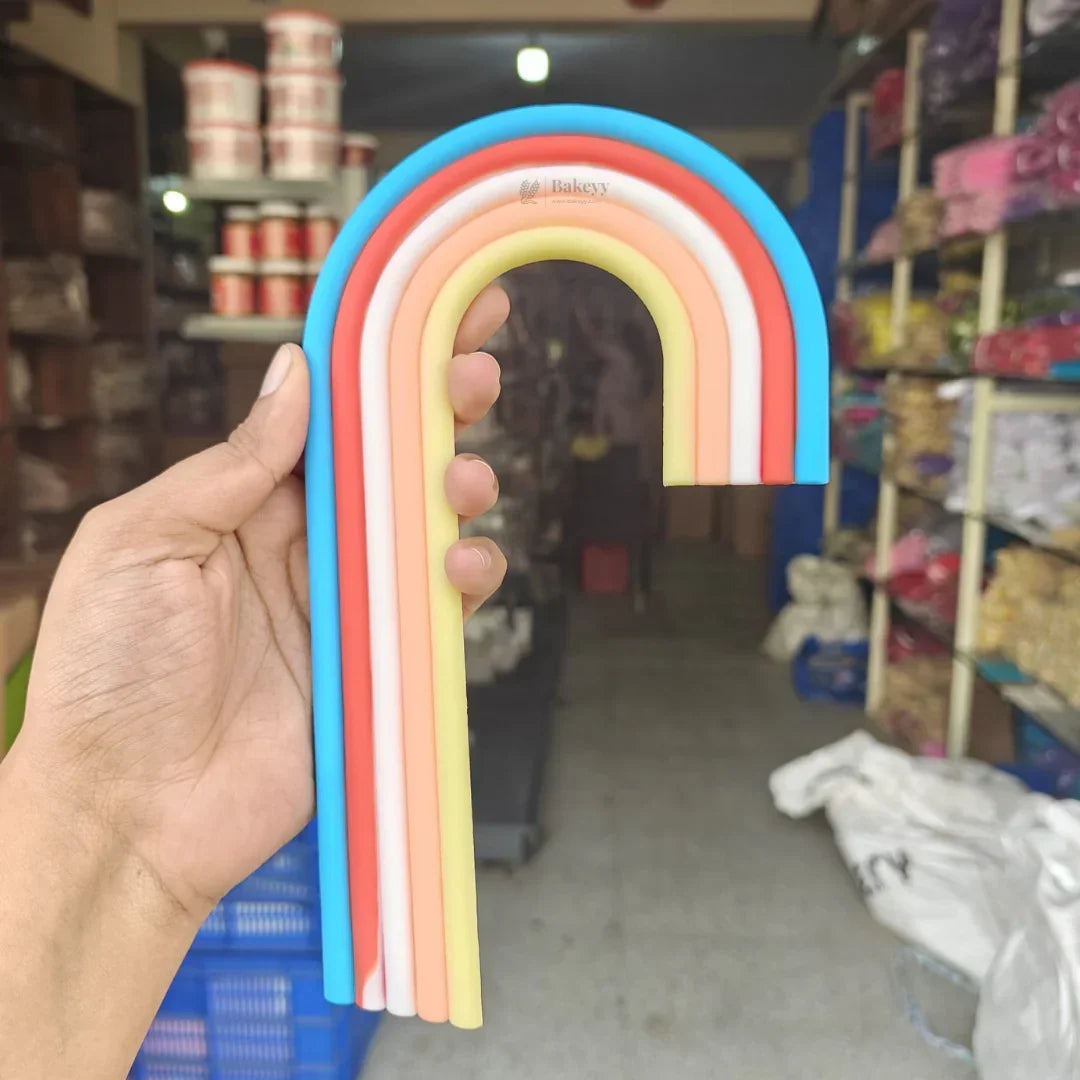 Rainbow_Arch_Cake_Topper_Rainbow_Shape_Cake_Decor_1_Piece - Bakeyy.com