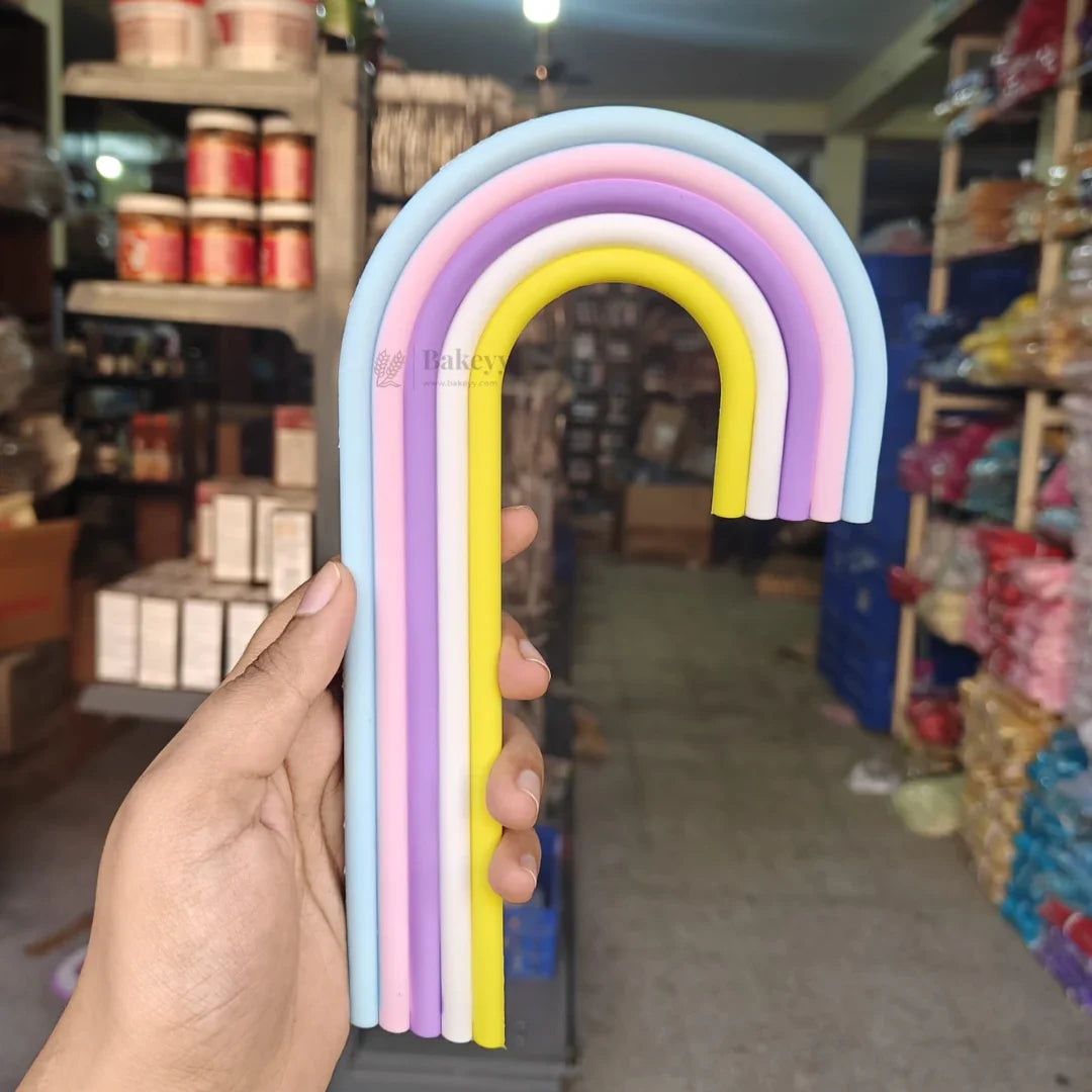 Rainbow Arch Cake Topper | Rainbow Shape Cake Decor | 1 Piece