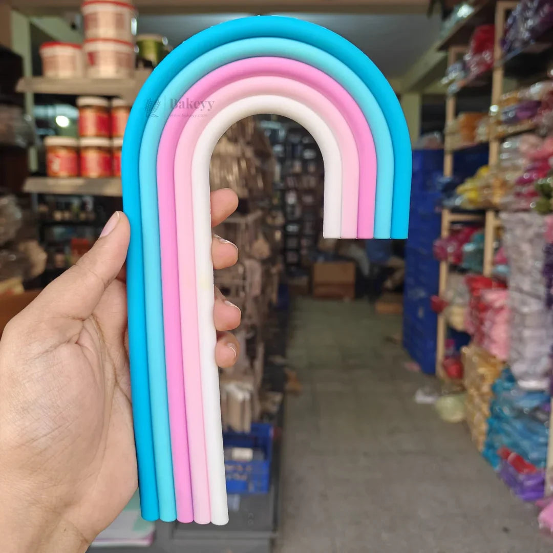 Rainbow Arch Cake Topper | Rainbow Shape Cake Decor | 1 Piece