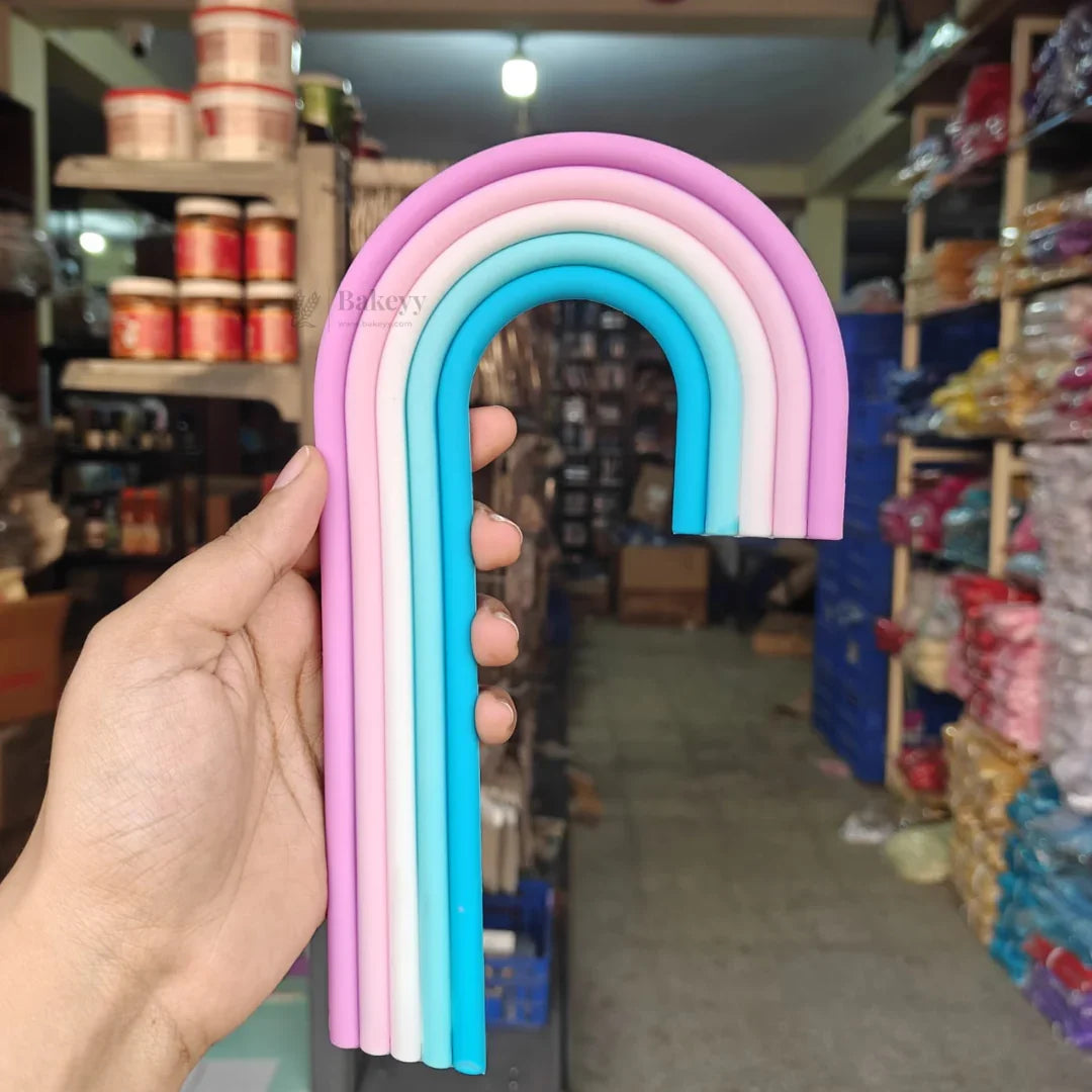 Rainbow Arch Cake Topper | Rainbow Shape Cake Decor | 1 Piece