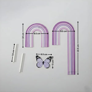 Rainbow_ButterflyCakeTopperSet_3 - Bakeyy.com