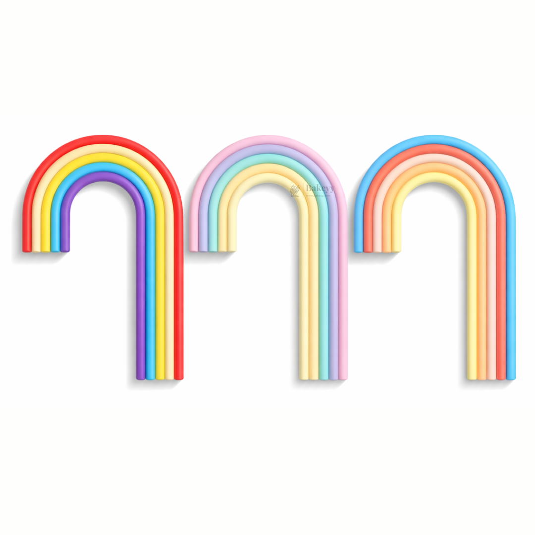 Rainbow Arch Cake Topper | Rainbow Shape Cake Decor | 1 Piece