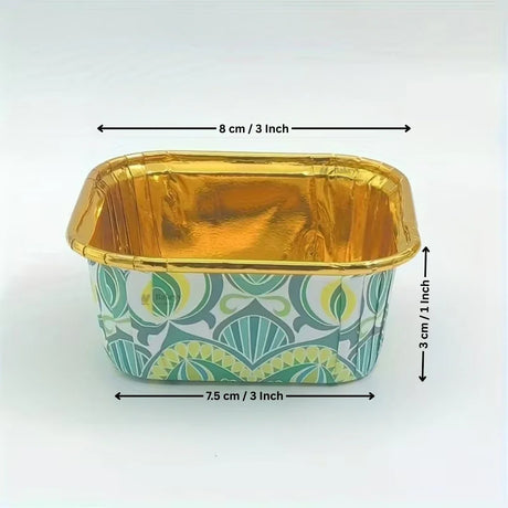 Mandala Themed Bake N Serve Mould | Decorative Pattern Collection | Pack of 50