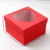 Red Heart Window Gift Box