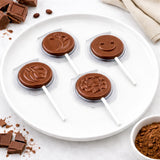 Round Chocolate Protective Cover | Transparent Plastic Lid for Disc Chocolates | Clear Food-Grade Chocolate Cover | Pack of 100