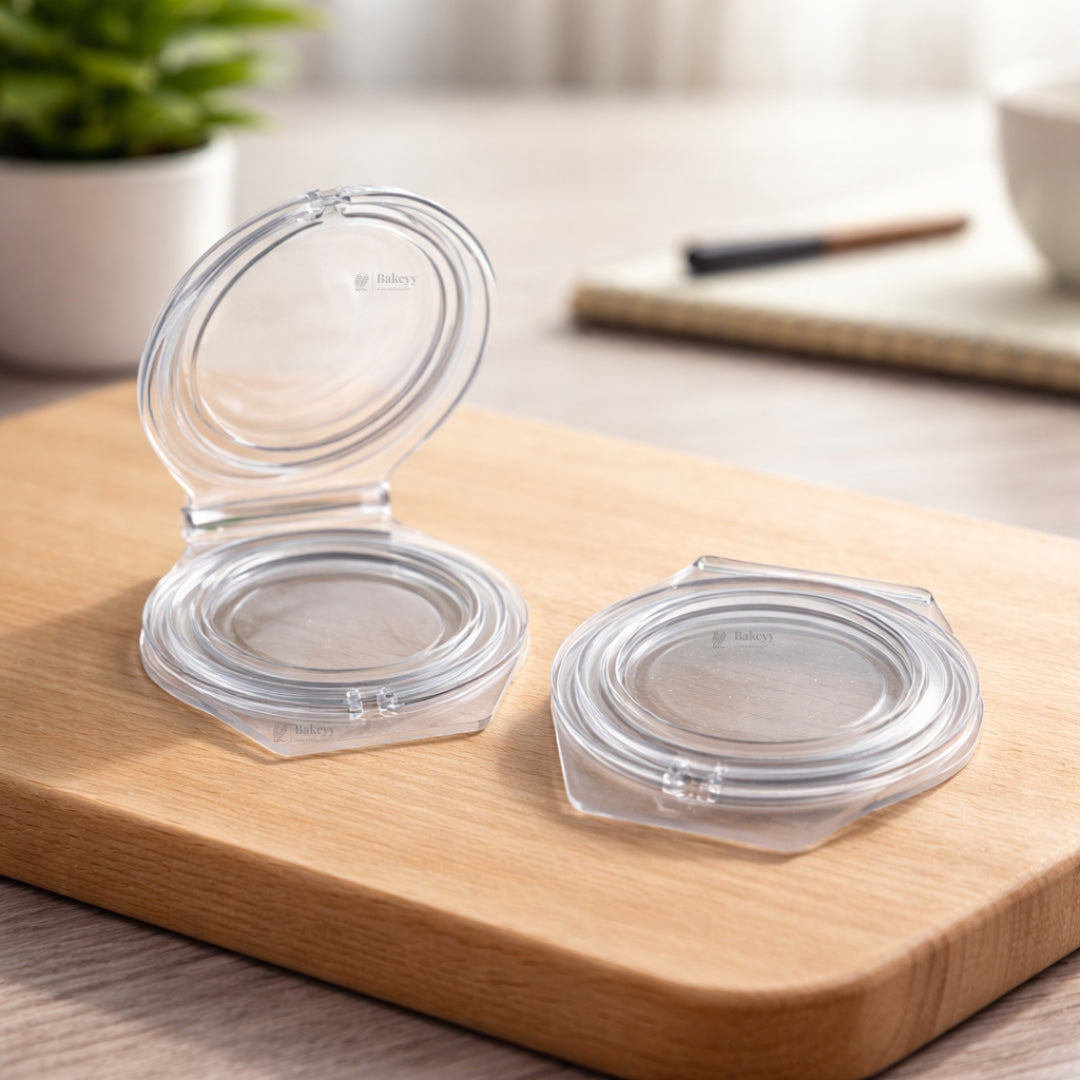 Round Chocolate Protective Cover | Transparent Plastic Lid for Disc Chocolates | Clear Food-Grade Chocolate Cover | Pack of 100