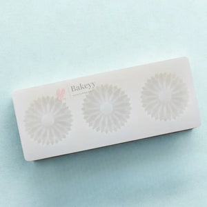 RoundFlowerChocolateGarnishingMouldSiliconeCakeDecorationMould3CavityPackof1_3 - Bakeyy.com
