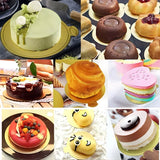 Round Pastry Base Board | Gold Finish Dessert Display Base | Pack of 50