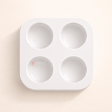 Silicone Round Shape Silicone Mould | 4 Cavities | 1 Piece