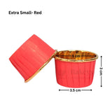 Round Bake n Serve with Gold Lining | Pack of 50