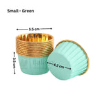 Round Bake n Serve with Gold Lining | Pack of 50