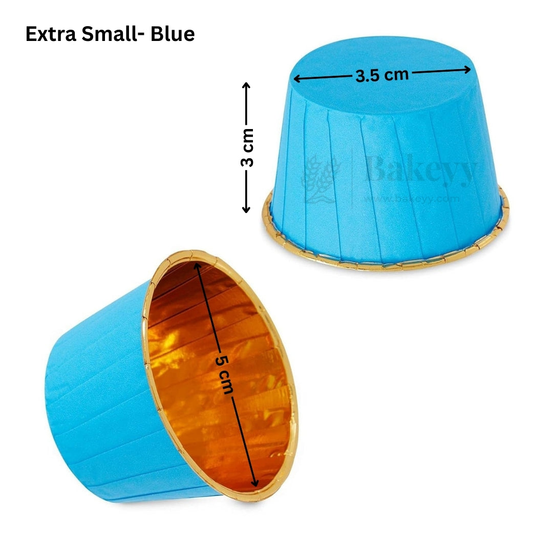 Round Bake n Serve with Gold Lining | Pack of 50