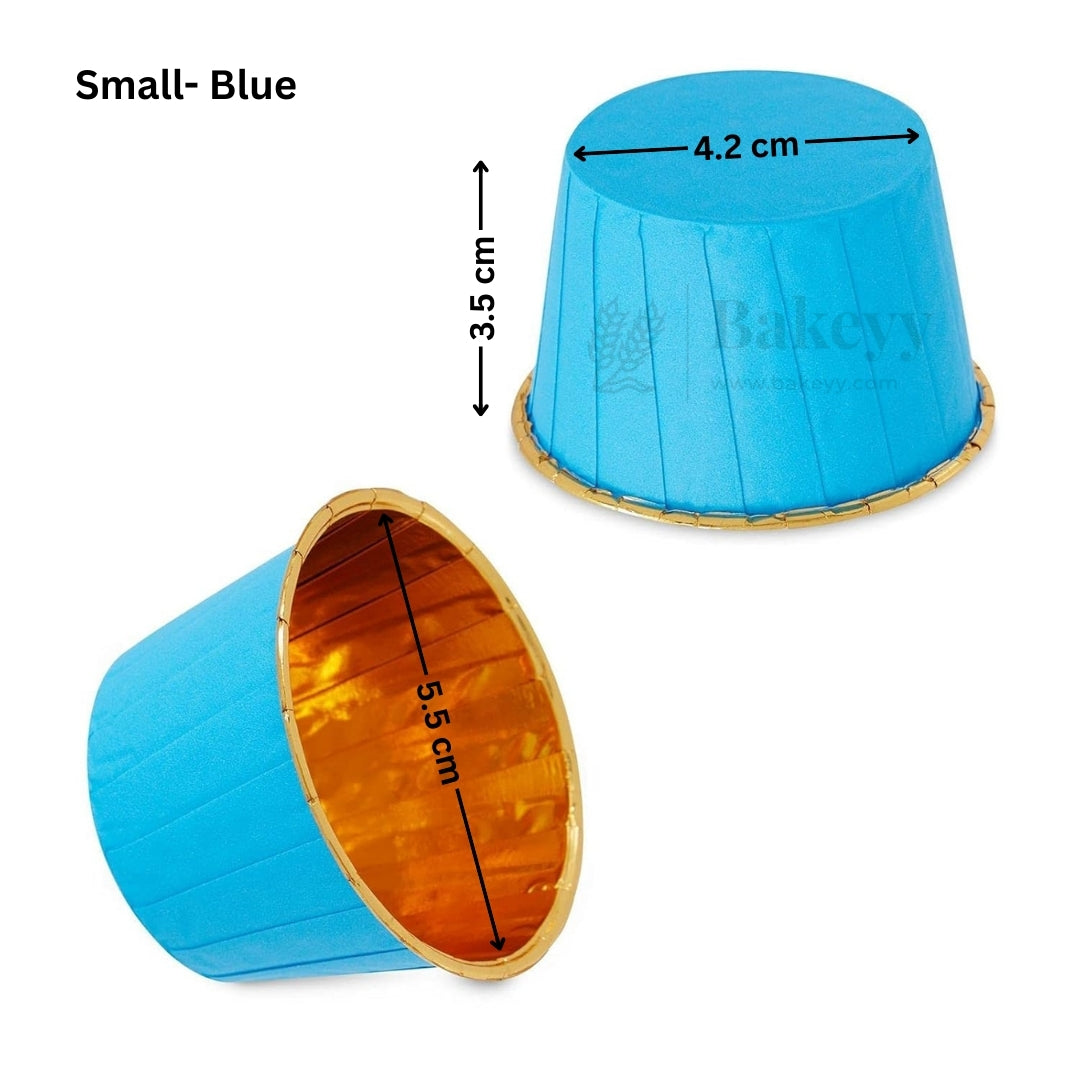 Round Bake n Serve with Gold Lining | Pack of 50