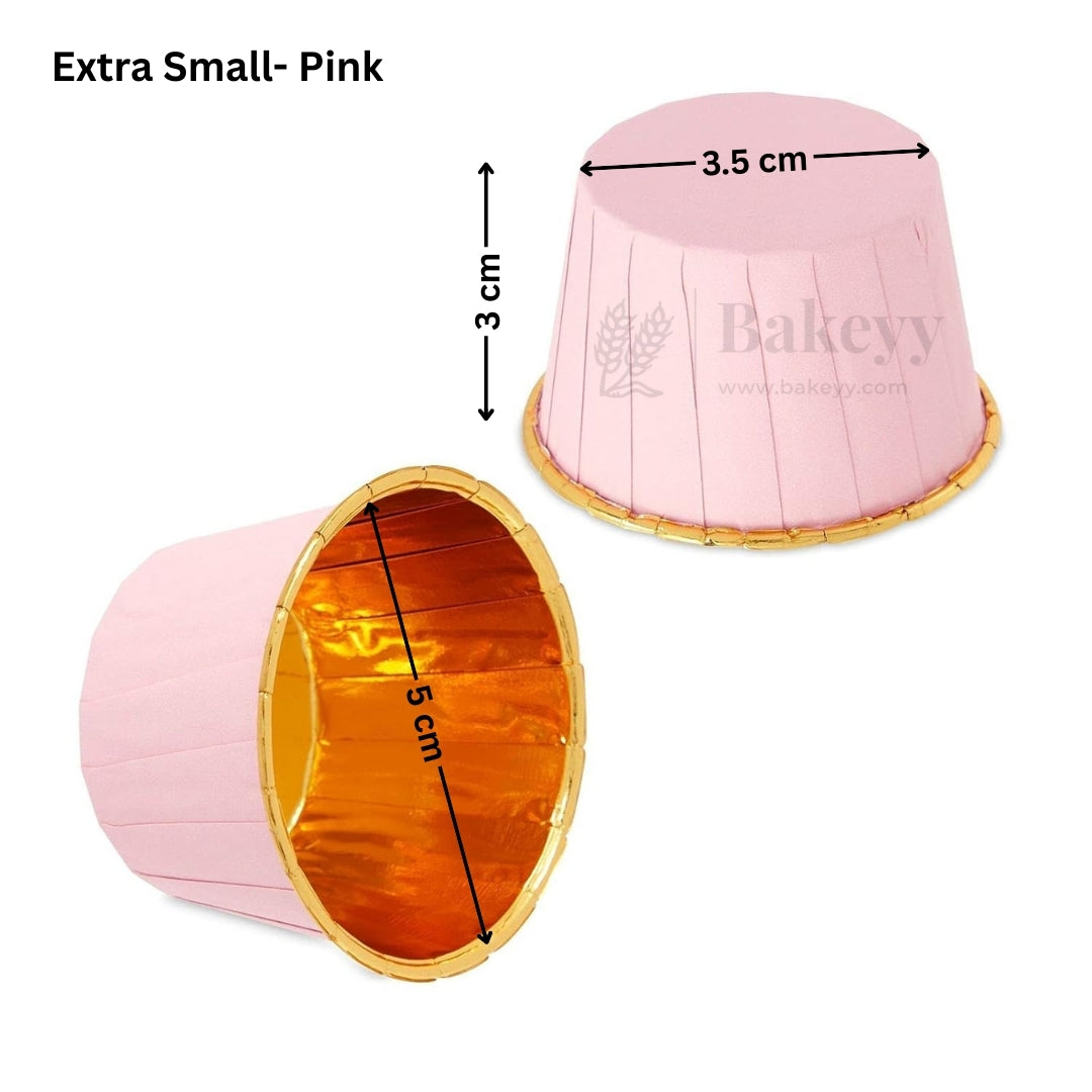 Round Bake n Serve with Gold Lining | Pack of 50