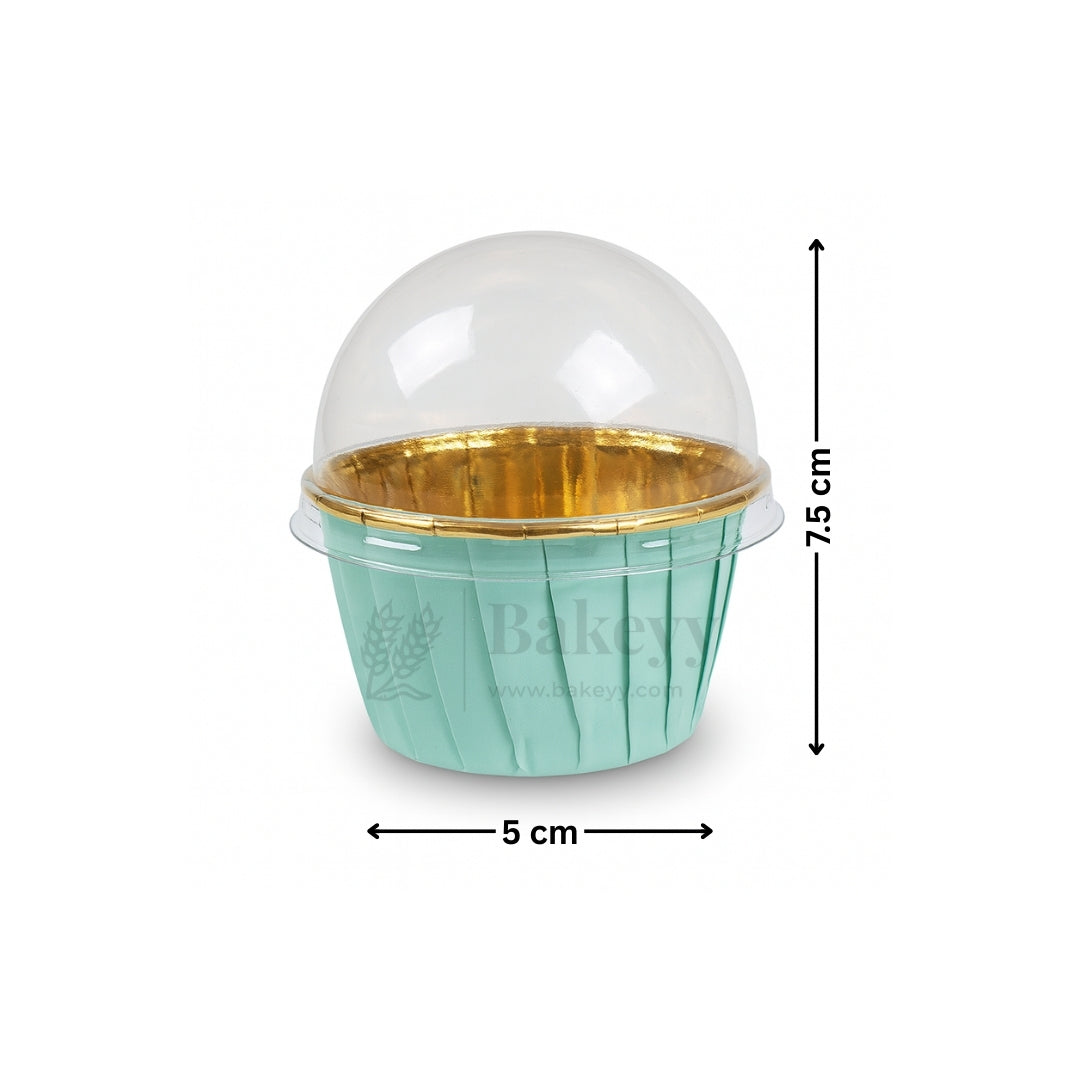 Round Bake n Serve with Gold Lining | Pack of 50