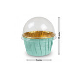 Round Bake n Serve with Gold Lining | Pack of 50