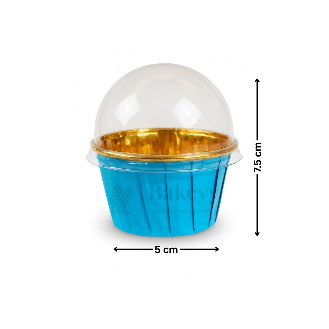 Round Bake n Serve with Gold Lining | Pack of 50