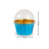 Round Bake n Serve with Gold Lining | Pack of 50