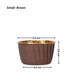 Round Bake n Serve with Gold Lining | Pack of 50