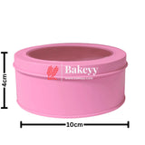 Round Empty Decorative Acrylic Box | Gift Box | Chocolate Box | Sweet Box | Jewellery Box | Pvc Tin Box | Big | - Bakeyy.com - India - Round Empty Decorative Acrylic Box | Gift Box | Chocolate Box | Sweet Box | Jewellery Box | Pvc Tin Box | Big | - Red