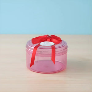Round_Red_Empty_Decorative_Acrylic_Box_4 - Bakeyy.com
