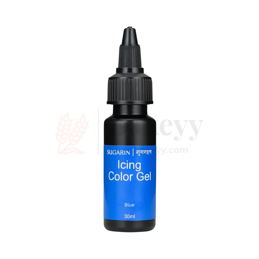 Sugarin Blue Icing Colour Gel – 30ml | Vibrant Food Gel Colour for Cakes, Fondant & More - Bakeyy.com - India - Sugarin Blue Icing Colour Gel – 30ml | Vibrant Food Gel Colour for Cakes, Fondant & More - Default Title