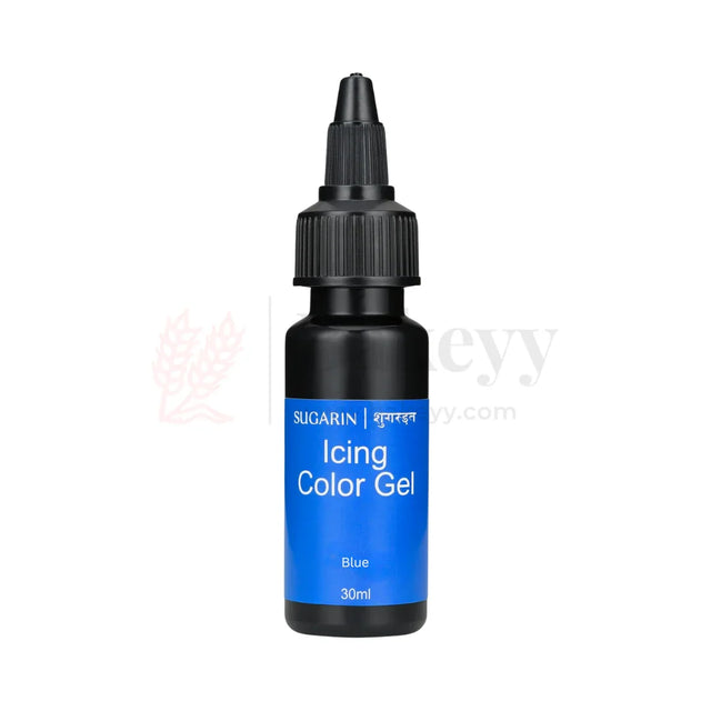 Sugarin Blue Icing Colour Gel – 30ml | Vibrant Food Gel Colour for Cakes, Fondant & More - Bakeyy.com - India - Sugarin Blue Icing Colour Gel – 30ml | Vibrant Food Gel Colour for Cakes, Fondant & More - Default Title