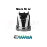 Small Nozzle No.22 – Stainless Steel Piping Tip for Cake Decoration