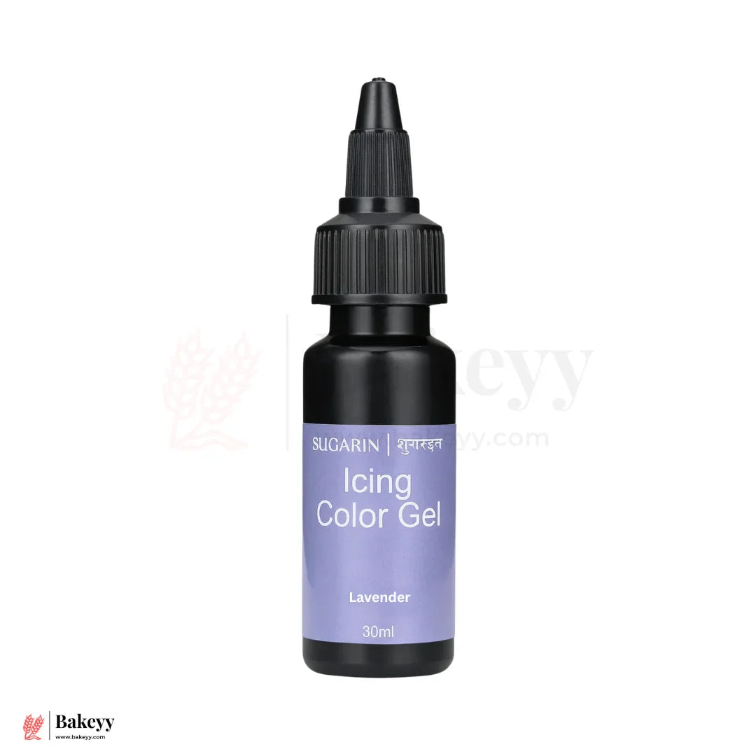 Sugarin Lavender Icing Color Gel – 30ml | Vibrant Food Gel Color for Cakes, Fondant & More - Bakeyy.com - India - Sugarin Lavender Icing Color Gel – 30ml | Vibrant Food Gel Color for Cakes, Fondant & More - Default Title