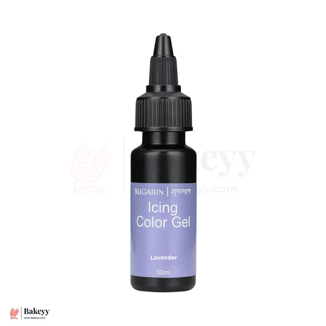 Sugarin Lavender Icing Color Gel – 30ml | Vibrant Food Gel Color for Cakes, Fondant & More - Bakeyy.com - India - Sugarin Lavender Icing Color Gel – 30ml | Vibrant Food Gel Color for Cakes, Fondant & More - Default Title