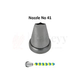Small Nozzle No.41 – Stainless Steel Piping Tip for Cake Decoration