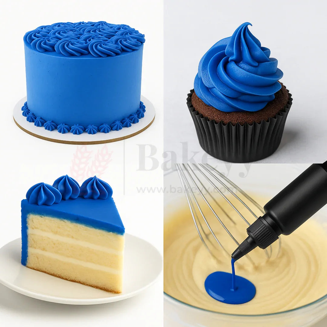 Sugarin Blue Icing Colour Gel – 30ml | Vibrant Food Gel Colour for Cakes, Fondant & More - Bakeyy.com - India - Sugarin Blue Icing Colour Gel – 30ml | Vibrant Food Gel Colour for Cakes, Fondant & More - Default Title