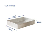 Rectangular Aluminium Brownie Tray | 1 Piece