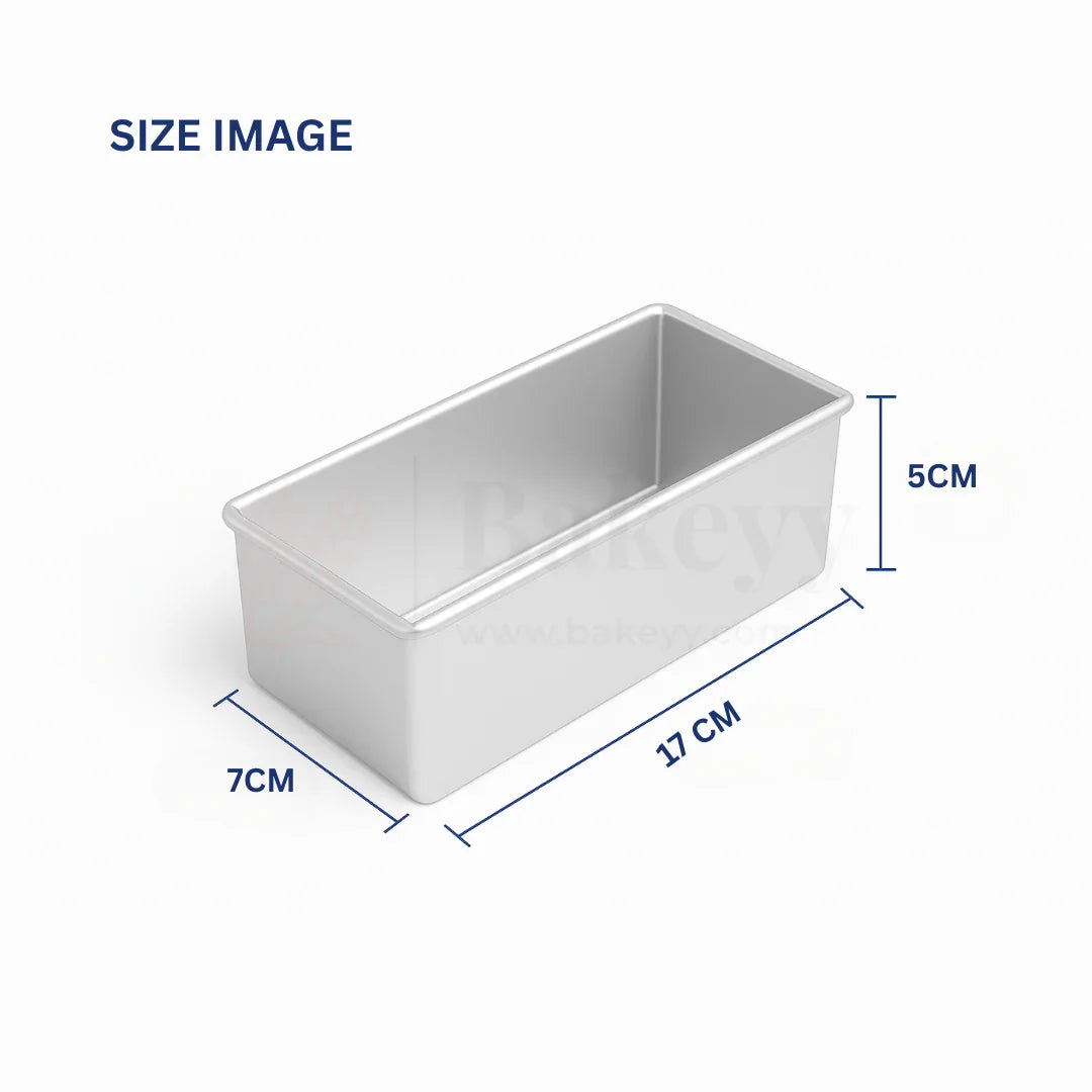 Aluminium Rectangular Bar Tin - Cake Baking Mould | 1 Piece