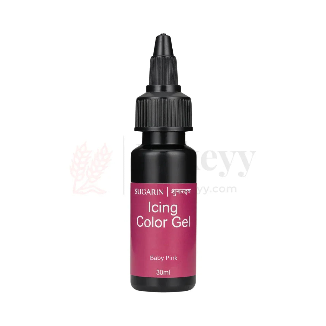 Sugarin Baby Pink Icing Colour Gel – 30ml | Vibrant Food Gel Colour for Cakes, Fondant & More