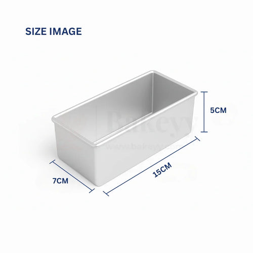 Aluminium Rectangular Bar Tin - Cake Baking Mould | 1 Piece