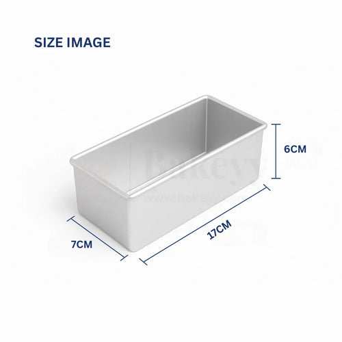 Aluminium Rectangular Bar Tin - Cake Baking Mould | 1 Piece