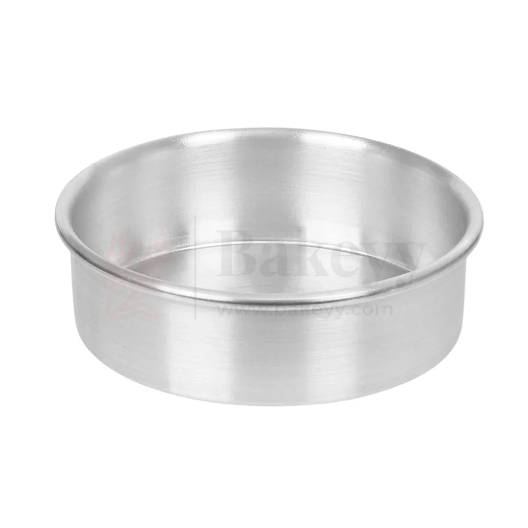 8x2.5" Round Aluminium Cake Mould