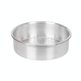 7x2.5" Round Aluminium Cake Mould