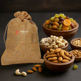 10x14 CM | Jute Potli Bags Light Yellow Colour Drawstring Gift Bags for Return Gifts - Pack of 10