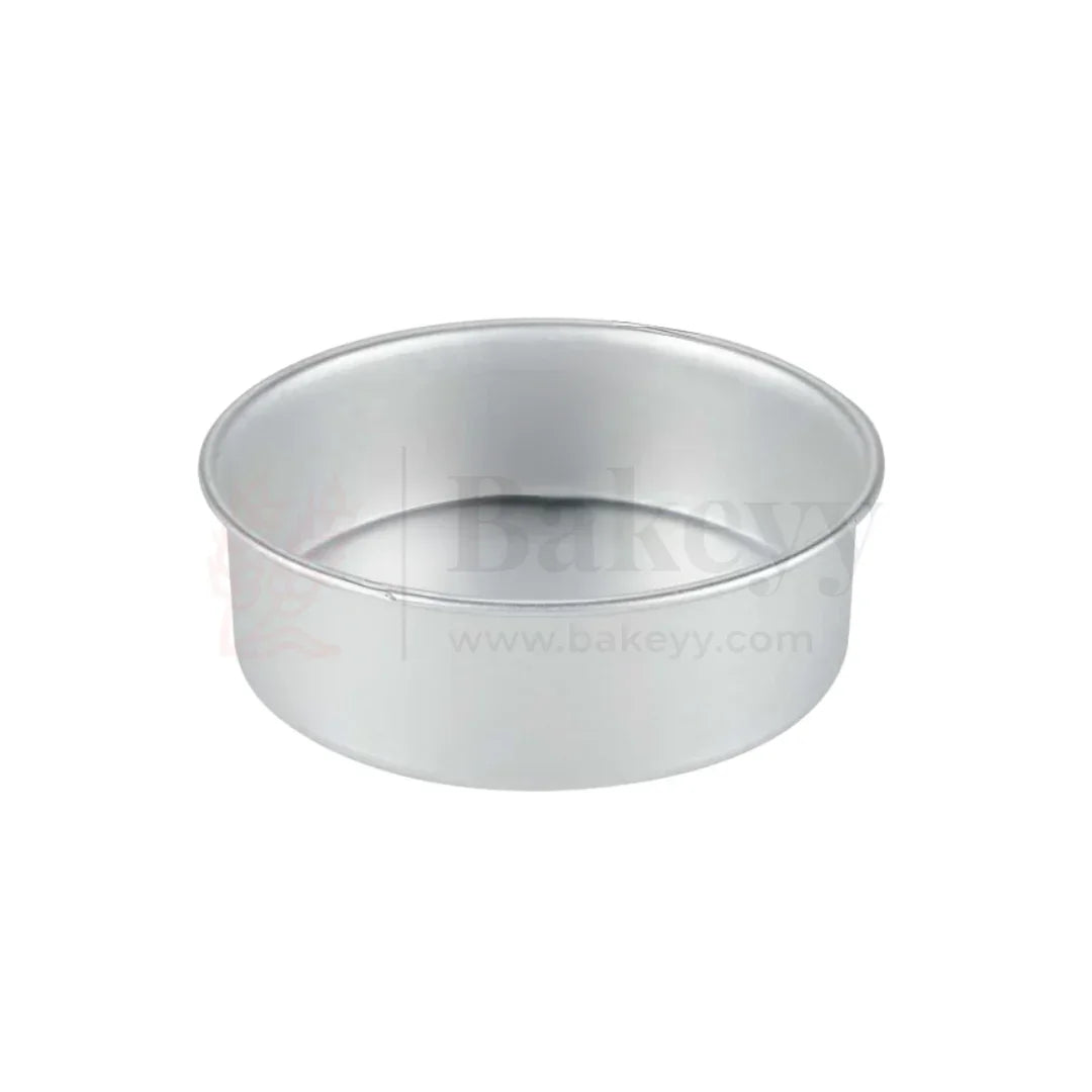 4x3" Round Aluminium Cake Mould