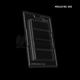 655 | Chocolate Bar Mould – 4 Cavity Cacao Mould